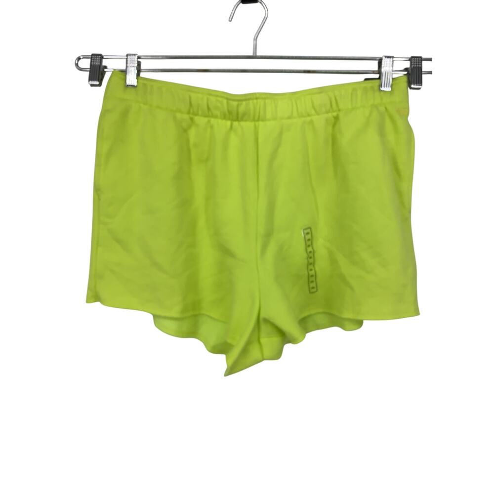 NWT DSG Mid Rise Shorts Womens 2XL Yellow Relaxed Fit Fleece Lined 3" Inseam